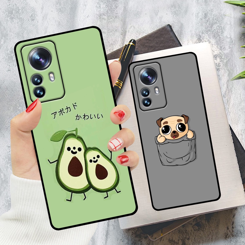 Ốp Xiaomi 12 / 12 Pro / 12 Lite in hình quả bơ, hươu, khủng long siêu dễ thương