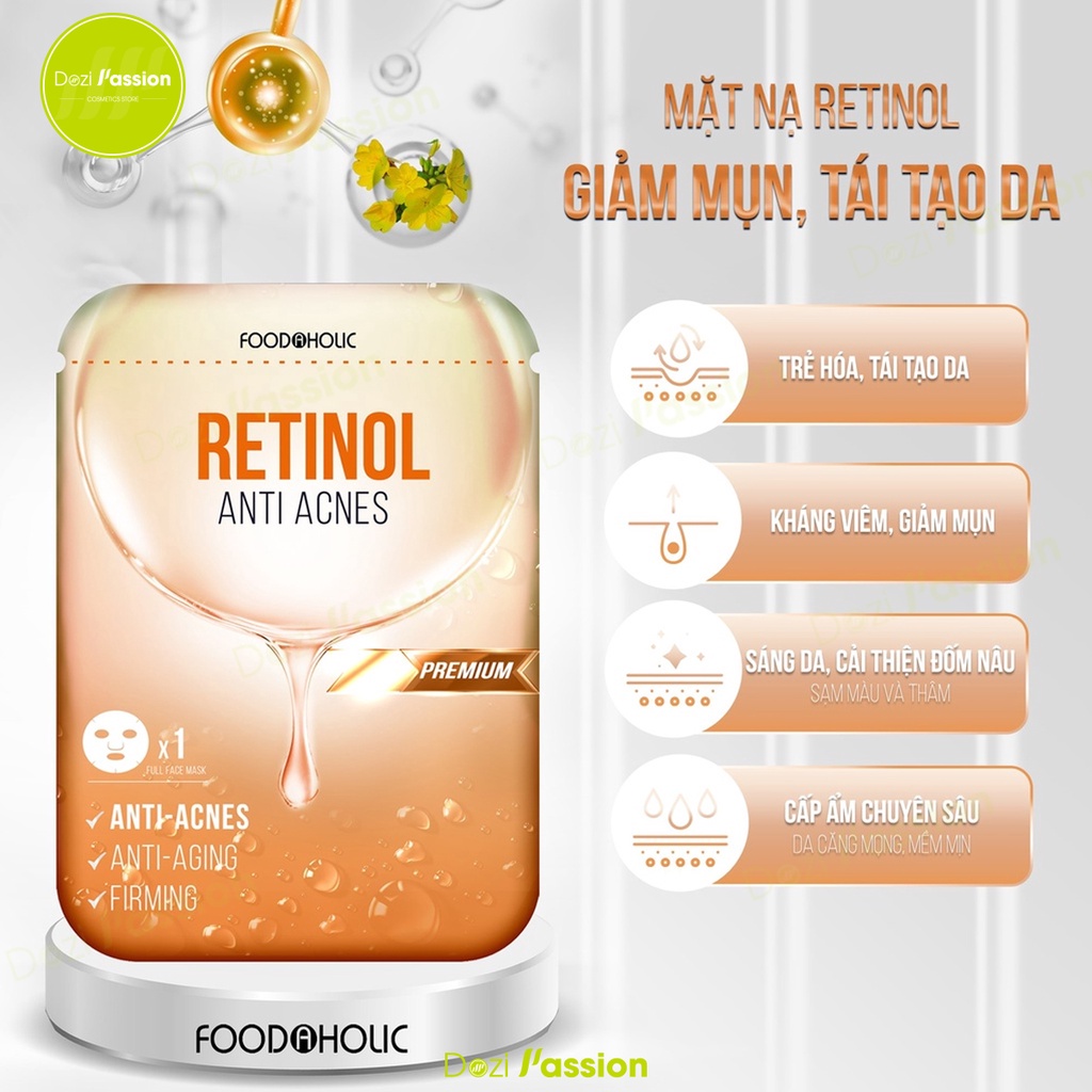 Mặt Nạ Foodaholic Cấp Ẩm, Sáng Da, Giúp Da Căng Mịn, Chăm Sóc Da Toàn Diện Essential Mask 23g