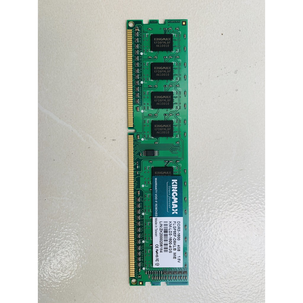 Ram 4GB Kingmax DDR3 1600MHz Viễn Sơn Network Hub phân phối