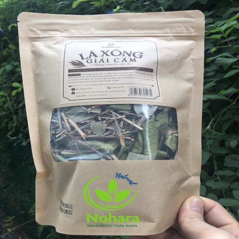 Lá Xông Giải Cảm Khô Sấy Lạnh The Moshav Farm