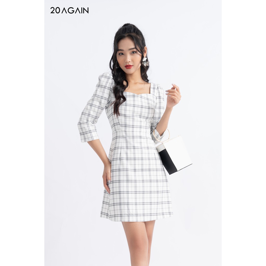 Đầm vuông tay lỡ cổ tim ôm body DOA1023 - 20AGAIN | BigBuy360 - bigbuy360.vn