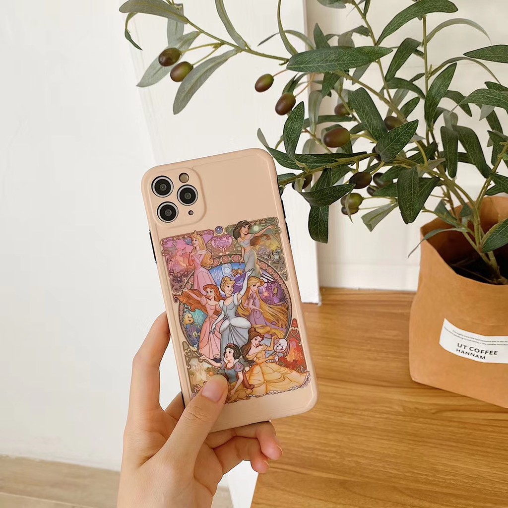 Ốp điện thoại mềm họa tiết công chúa Disney cho iPhone 7 8 SE2 plus X XS XR XSmax 11 Pro Promax | BigBuy360 - bigbuy360.vn