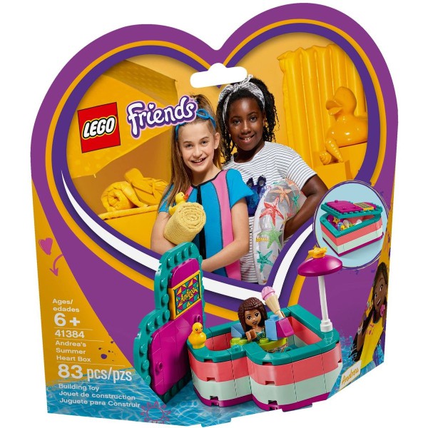 Lego Friends 41384 -  Andrea's Summer Heart Box - Bộ xếp hình Lego Hộp trái tim mùa hè của Andrea