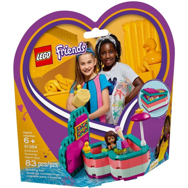 Lego Friends 41384 - Andrea's Summer Heart Box - Bộ xếp hình Lego Hộp trái tim mùa hè của Andrea