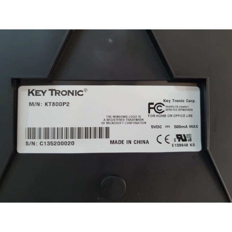 Bàn phím PS2 Key Tronic mới 100% - cổng tròn