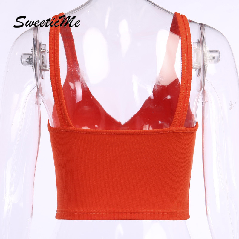 SweeticMe Women's  Sexy Lady Stitching Solid Backless V-neck Strap Camisole | BigBuy360 - bigbuy360.vn