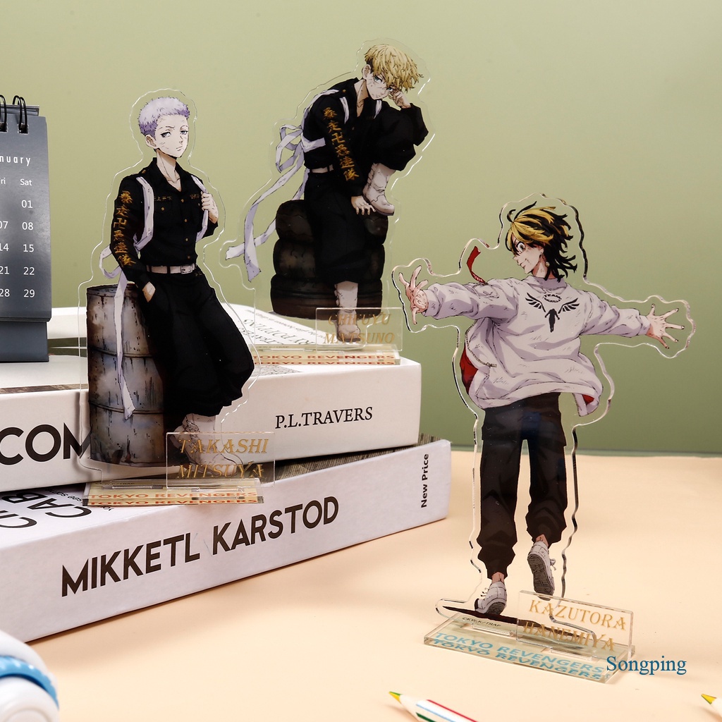 Mô hình nhân vật anime Tokyo Revengers bằng acrylic có giá đỡ để bàn trang trí