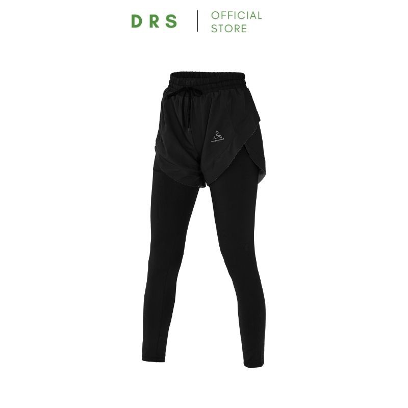 Quần thể thao nữ legging DRN07, quần tập gym nữ 2 lớp, với lớp trong thun lạnh ống dài, lớp ngoài lớp sóc DRS | BigBuy360 - bigbuy360.vn