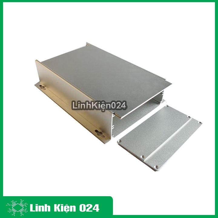 Hộp Nhôm Định Hình, Hộp Đựng Mạch Kích thước 128x40x130mm