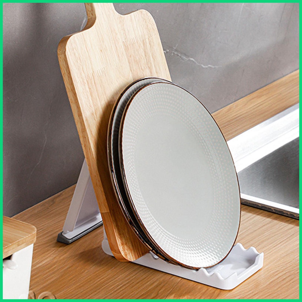 Giá Đỡ Nắp Nồi Và Muỗng Có Thể Gấp Lại Tiện Dụng