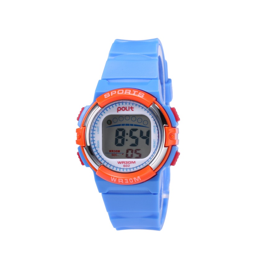 Đồng Hồ Kỹ Thuật Số Chống Thấm Nước Phong Cách Thể Thao Thời Trang Cho Bé Trai Và Gái