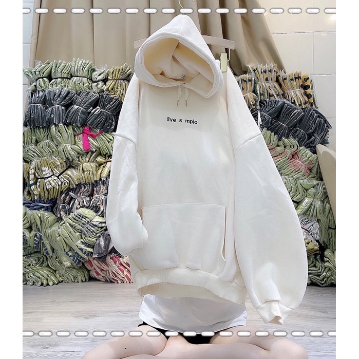 Áo hoodie Live s mplo nỉ mũ 2 lớp TTA866