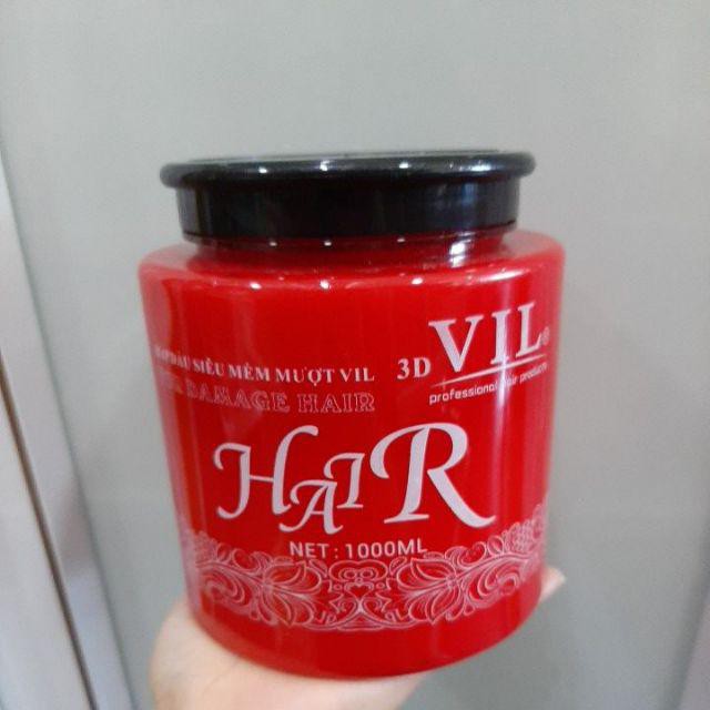 DẦU XẢ TÓC SIÊU MỀM MƯỢT, GIỮ MÀU NHUỘM - VIL HAIR 3D