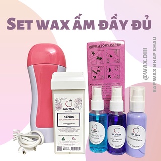 BỘ SÁP WAX ẤM DẠNG CON LĂN CHÍNH HÃNG JAXWAX , NHẬP ÚC