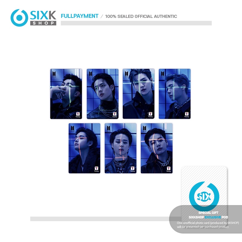 Thẻ ảnh Big Hit Entertainment BTS - Tmoney Card (phiên bản Proof)
