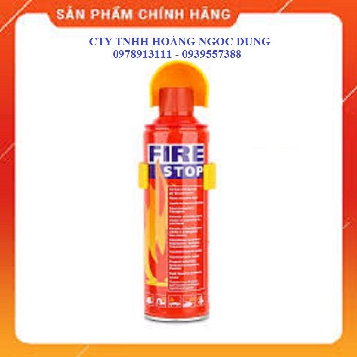 BÌNH CỨU HỎA MINI CHO XE Ô TÔ 500ML TIỆN DỤNG ( hạn sử dụng đến 2025 )