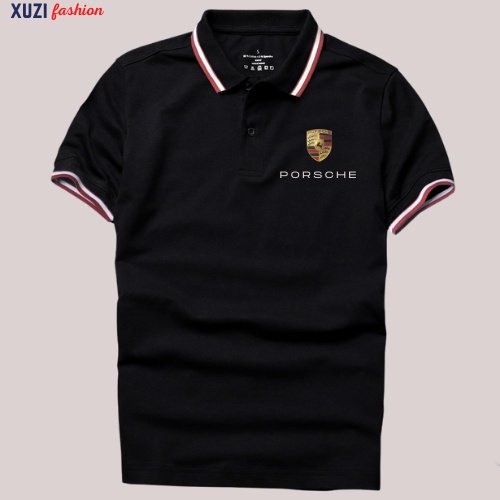 áo polo porsche nam ngắn tay , áo thun có cổ chất vải poly mềm mịn ,co dãn 4 chiều ,chống nhăn thời trang cao cấp .