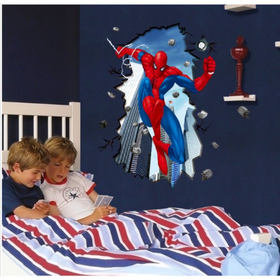 Decal trang trí tường Người nhện spider-man 1
