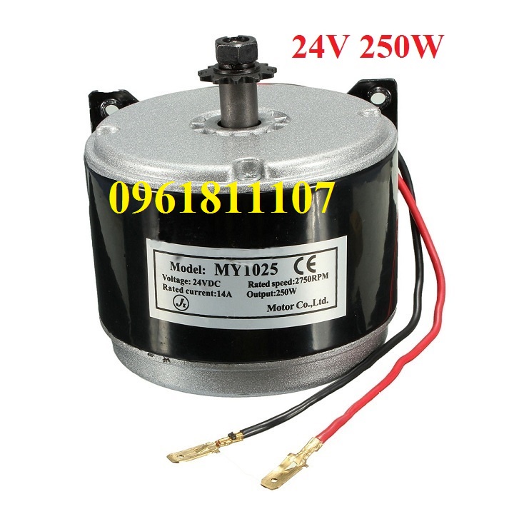 Motor 12V 250W,motor 24v 250w chế thuyền chế xe, động cơ 12v 250w, động cơ 24v 250w