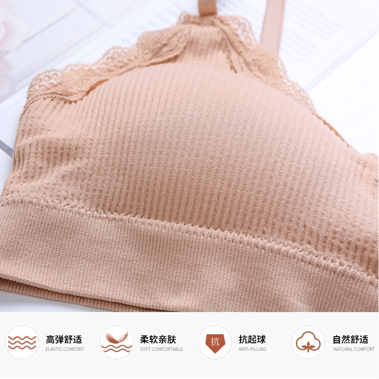 Áo ngực thể thao phối ren có đệm nâng ngực gợi cảm cho nữ | BigBuy360 - bigbuy360.vn