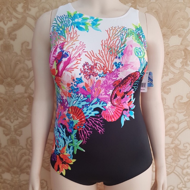 Bộ bơi áo tắm 1 mảnh đi biển size ngoại cỡ 65-80kg