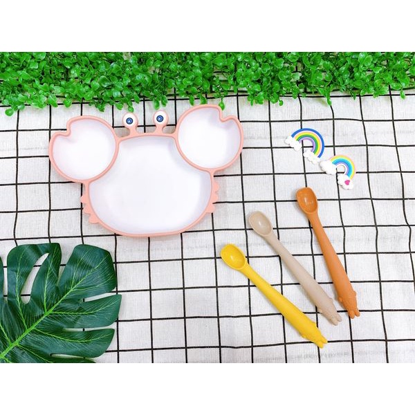 Thìa Silicon Thỏ Cho Bé Từ 5M