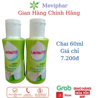 Dung Dịch Vệ Sinh Phụ Nữ Lactacyd Odor Fresh Trầu Không Chai 60ml