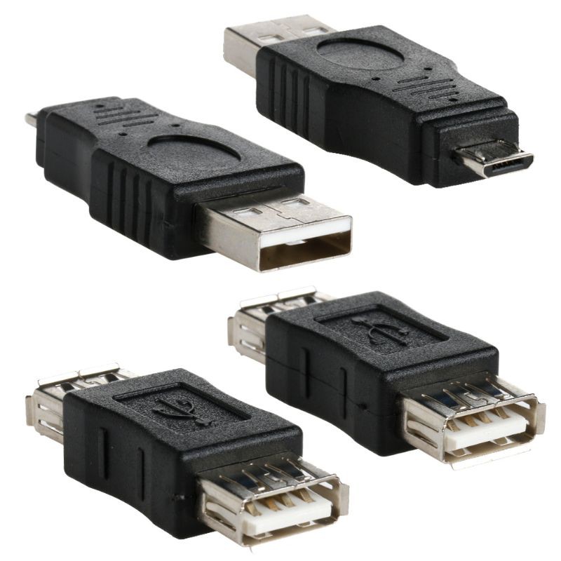 H.S.V✺10pcs OTG 5 pin F/M mini changer adapter converter USB male to female micro USB