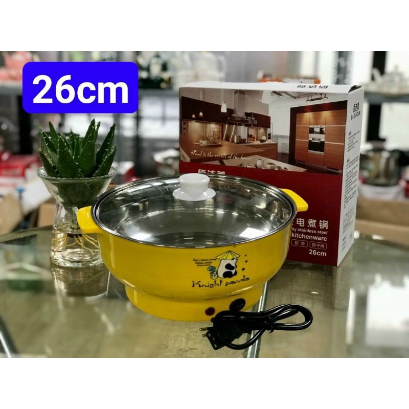 Nồi lẩu điện mini đa năng tiện dụng 26cm