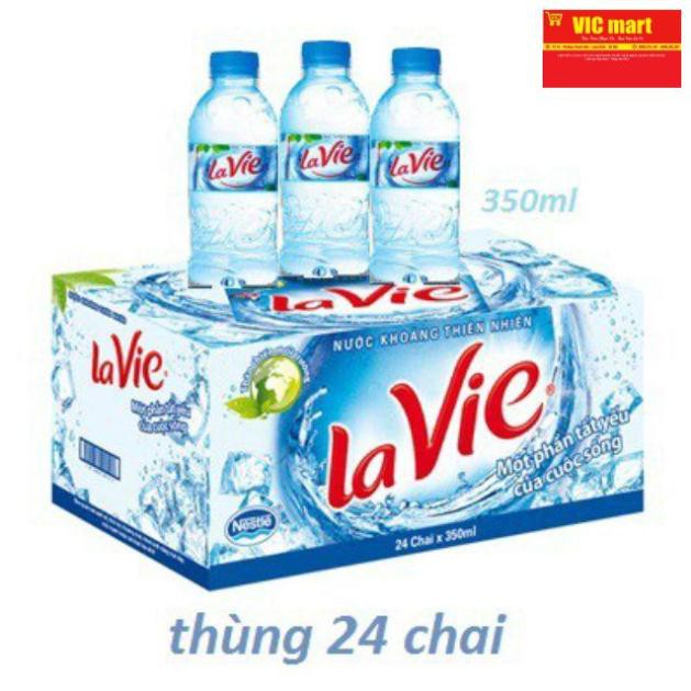 VIC mart_  Thùng 24 chai nước lavie 350ml