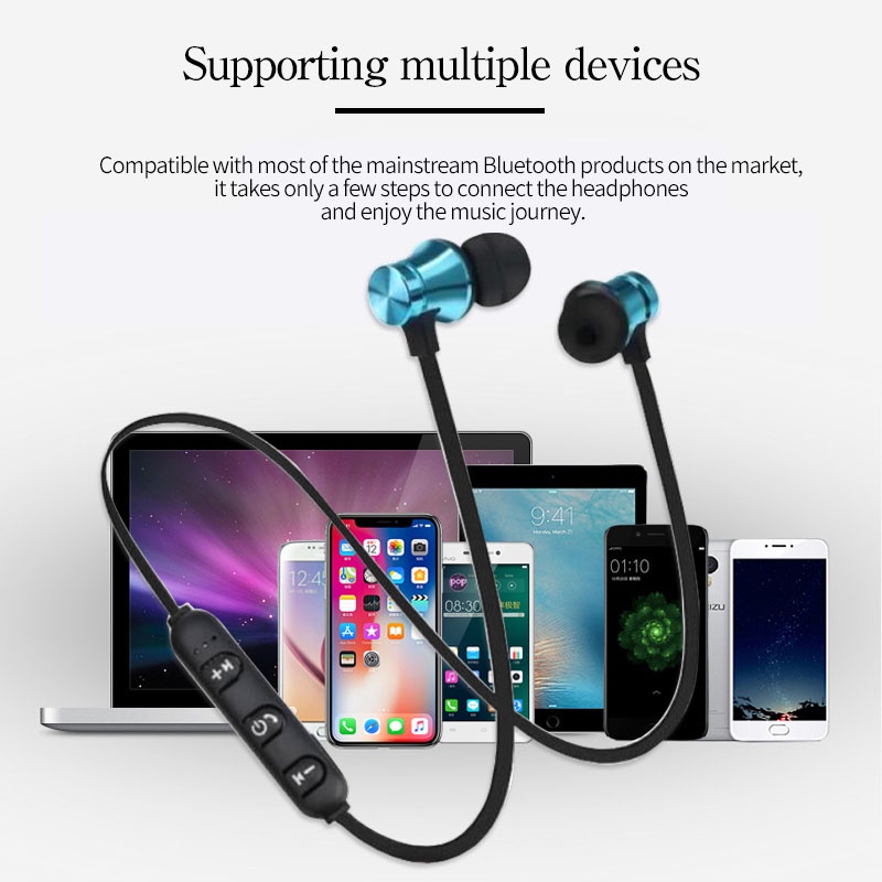 Tai nghe Bluetooth 5.0 cao cấp  thể thao chống nước,Pin trâu Bass mạnh tai nghe không dây có mic, loa siêu trầm extra ba