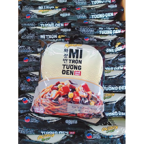 🥘🥘🥘Mỳ Trộn Tương Đen KORENO Siêu Ngon - Gói 78gr
