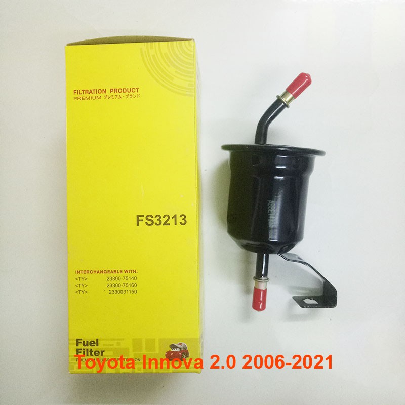 Lọc xăng FS3213 JS Asakashi dùng cho Toyota Innova 2.0 2006-2022 23300-75160