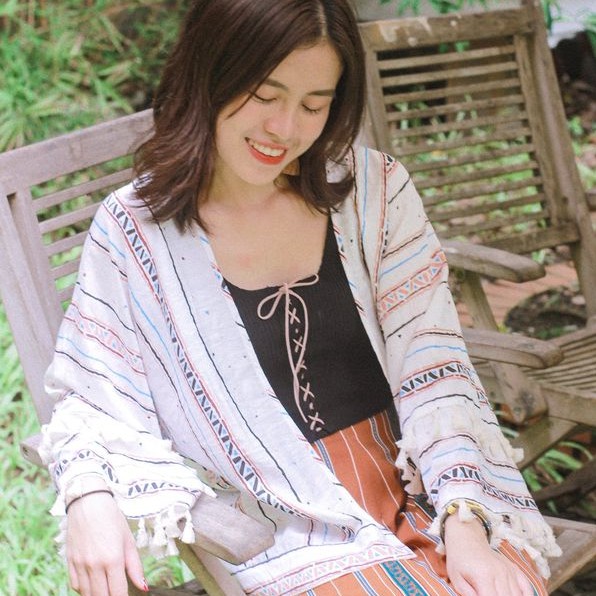 Tassie Cardigan - Áo cardigan thổ cẩm thiết kế - Bộ sưu tập xuân hè