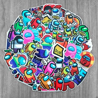 5k/Hình dán sticker game AMONG US siêu hot sticker pvc chống nước cao cấp, không bay màu