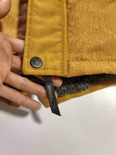 Áo parka bé trai vàng mustard