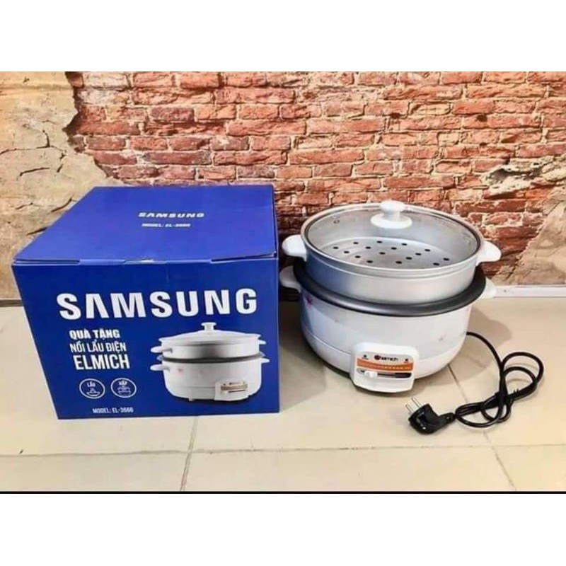 NỒI LẨU-HẤP ĐIỆN ĐA NĂNG ELMICH EL-3566 ( HKM SamSung)..