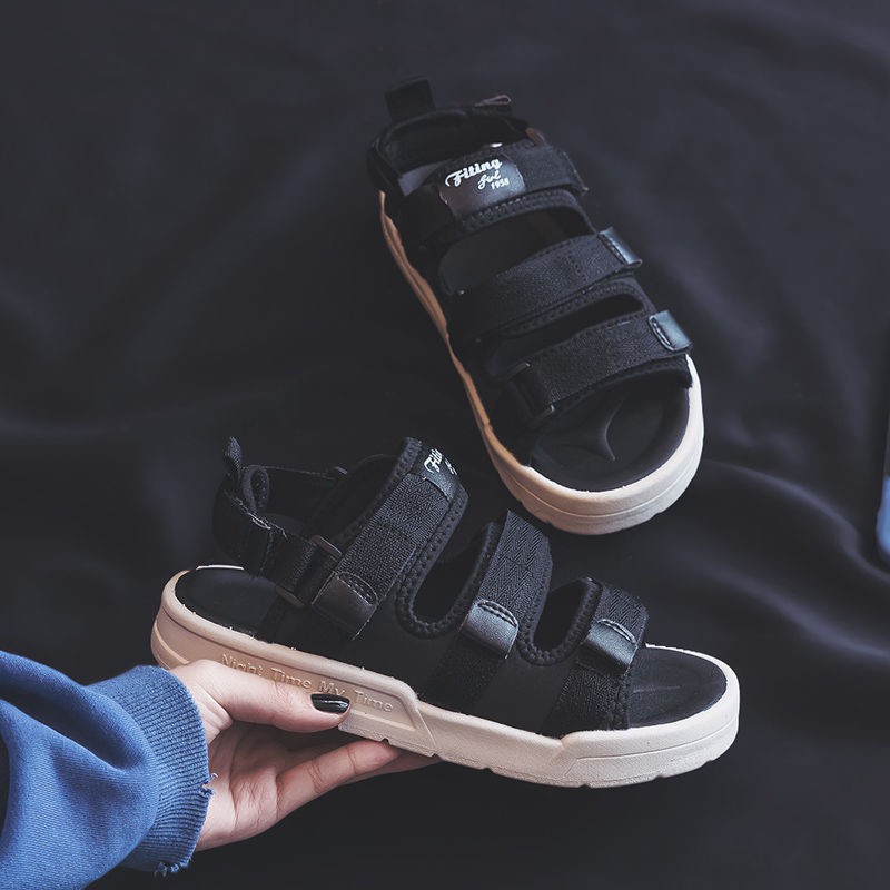 Sandal Nữ Đi Học Unisex Nam Nữ Đế Êm 3 Quai,Dép Quai Hậu Nữ Siêu Đẹp