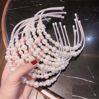 Cài Tóc đính Ngọc Trai giả