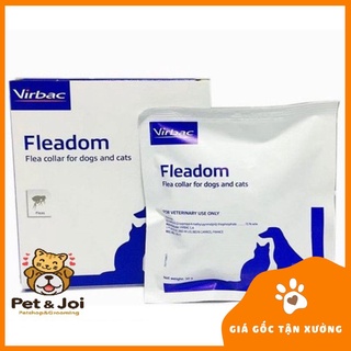Vòng cổ trị ve, bọ chét ở chó mèo Virbac Fleadom