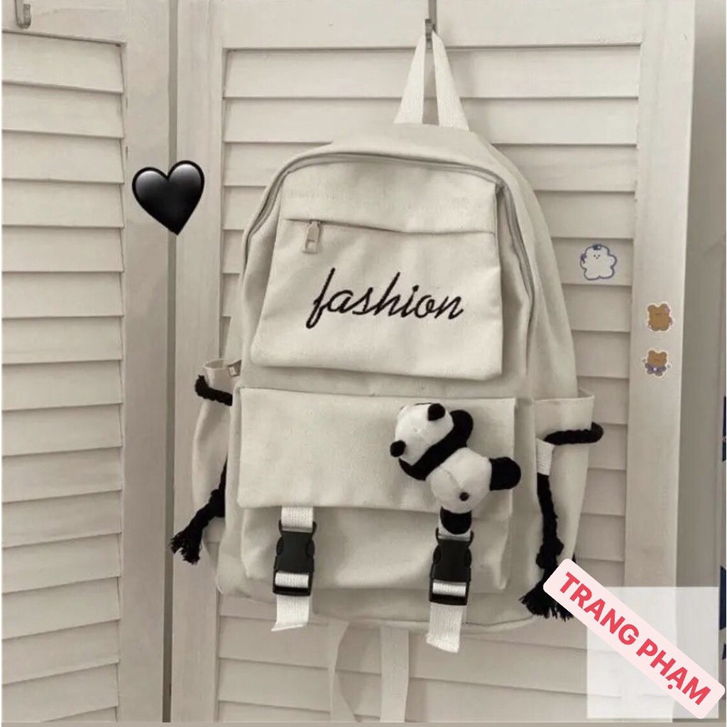 Balo Đi Học Ulzzang Basic Nam Nữ, Ba Lô Fashion Giá Rẻ Chống Nước