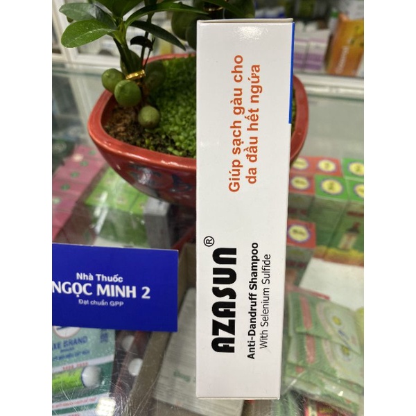 ✅ [Chính Hãng] [Sạch gàu hết ngứa] Dầu gội sạch gàu, hết ngứa Azasun_ 120ml