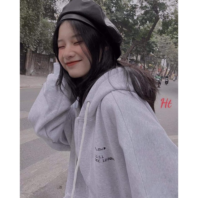 Áo khoác nỉ cotton Play H27