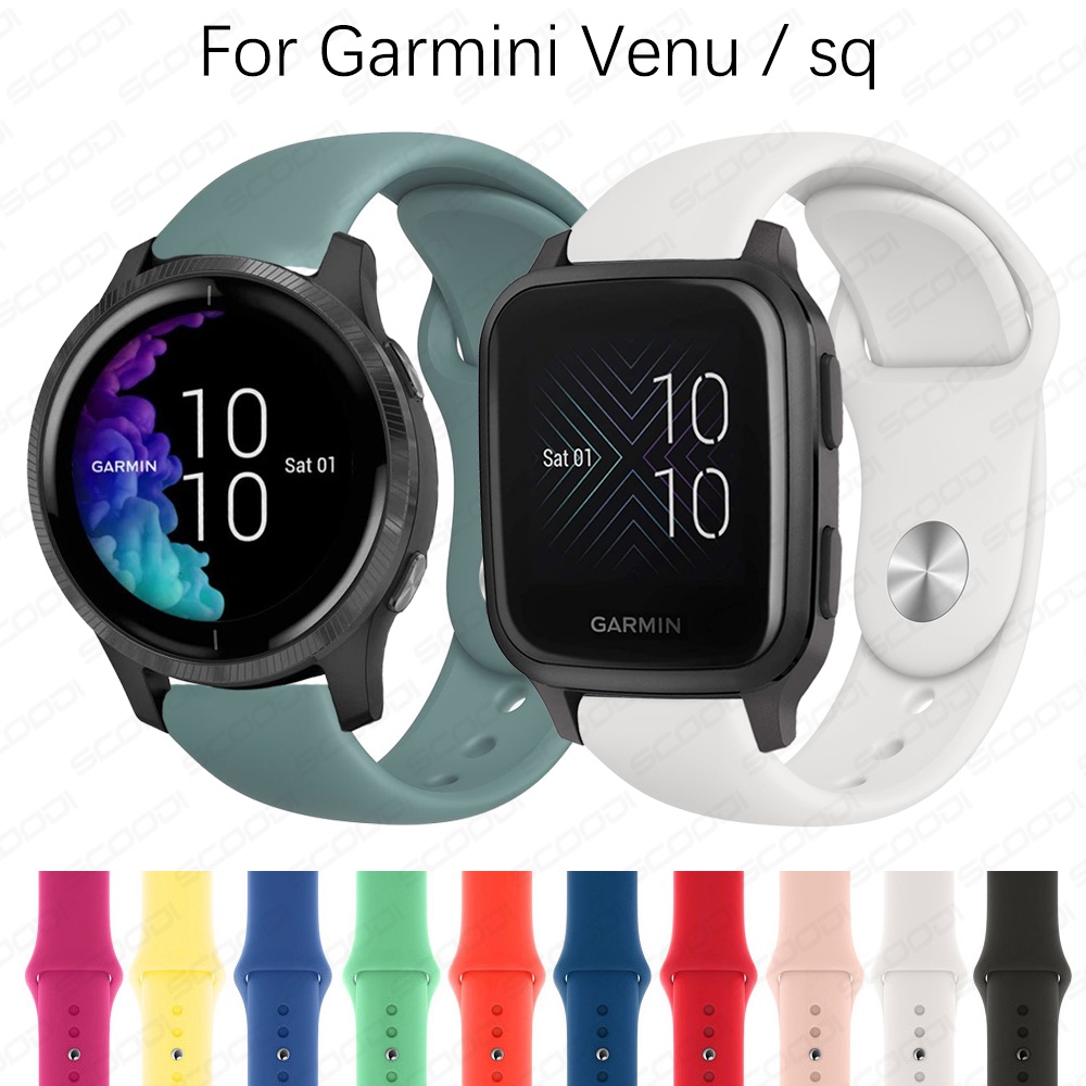 Dây Đeo Silicon Mềm Cho Đồng Hồ Thông Minh Garmin Venu / sq