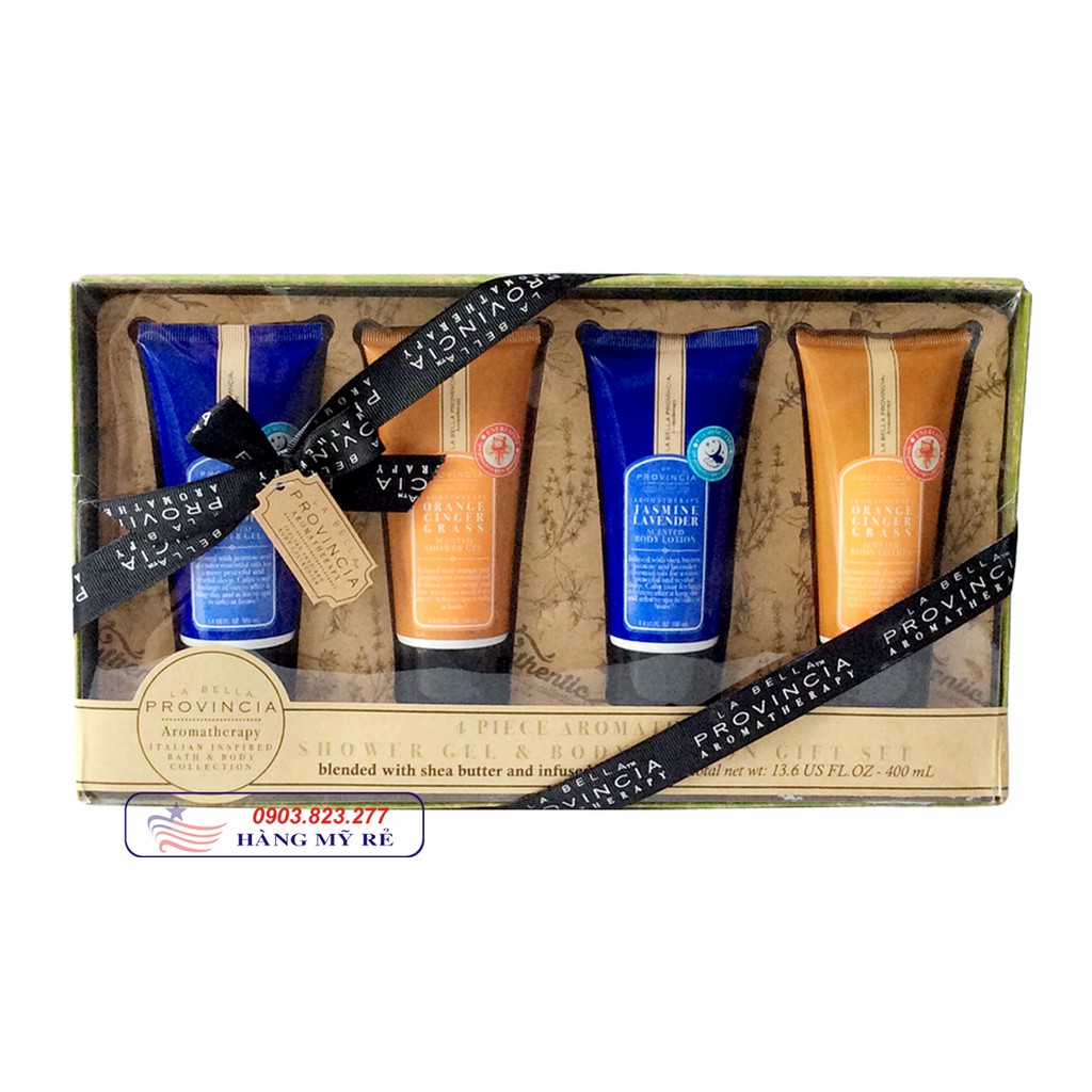 Gift Set Sữa Tắm & Dưỡng Thể Tinh Dầu (Hàng Mỹ xách tay)