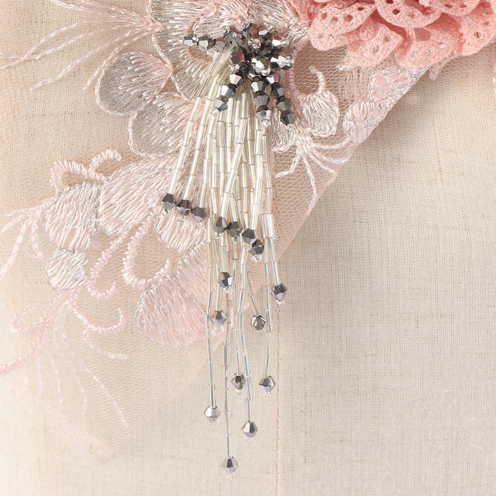 Miếng Vá Cổ Áo Thêu Họa Tiết Xinh Xắn