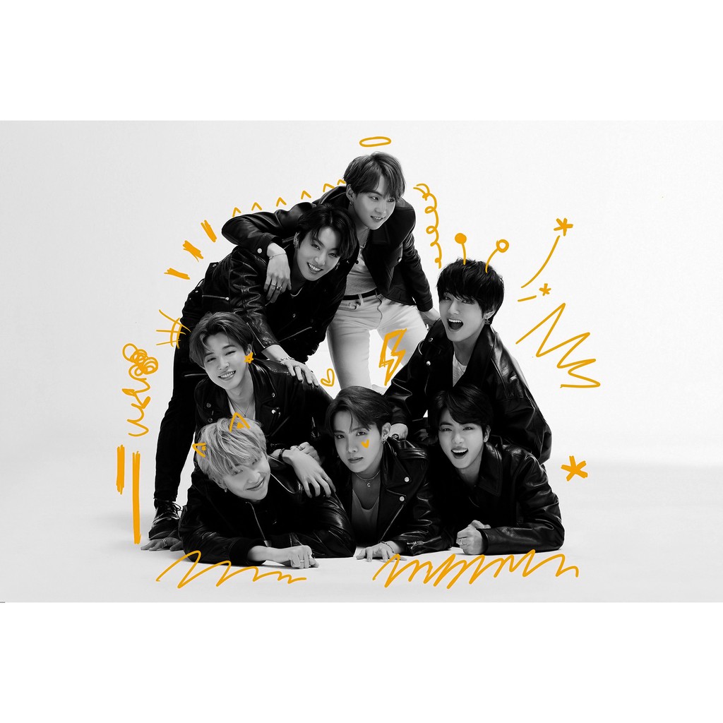 [ BTS ] Khổ A4/ A5Wall Collage dán tường trang trí decor phòng ngủ - nhóm nhạc thần tượng idol KPOP BTS - theme tổng hợp