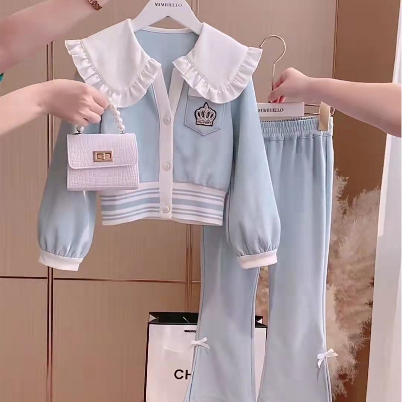 Set Đồ Thể Thao Hai Mảnh Phong Cách Mới 2022 Cho Bé Gái