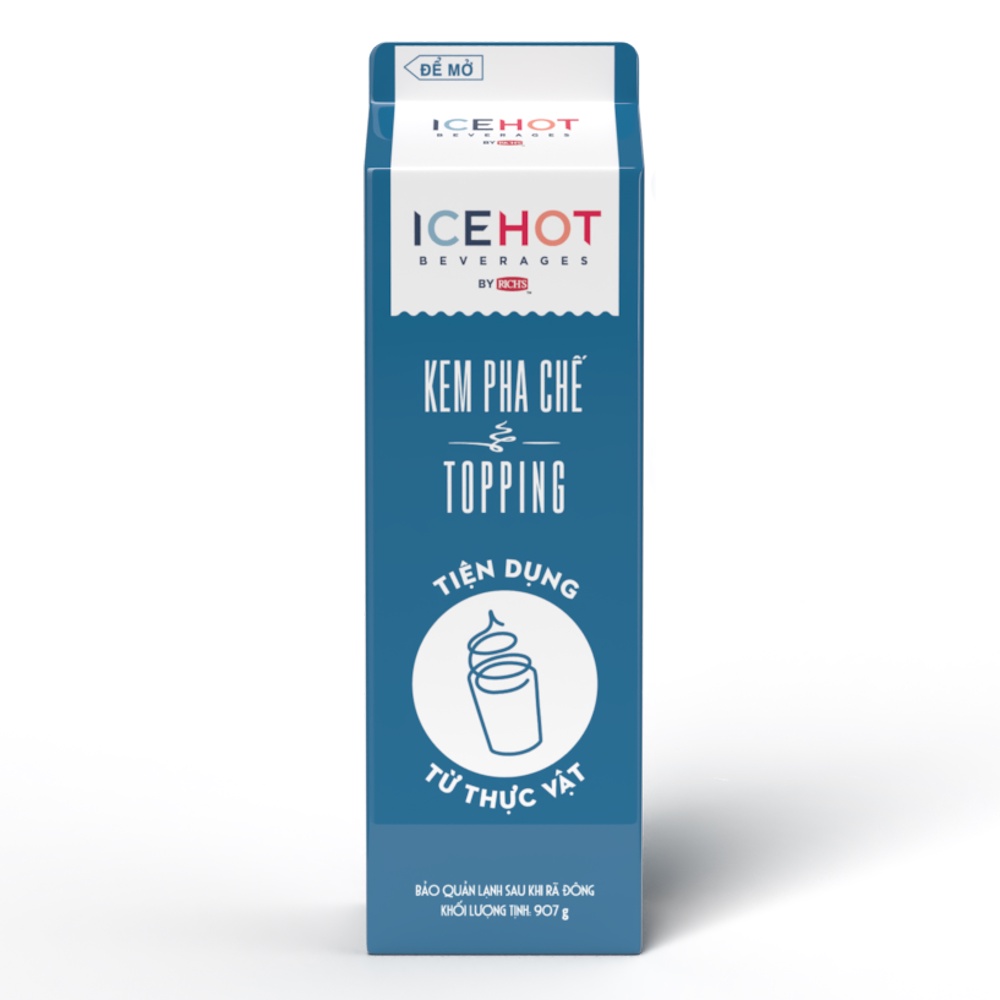 Kem Pha Chế Topping ICEHOT Hộp 907g