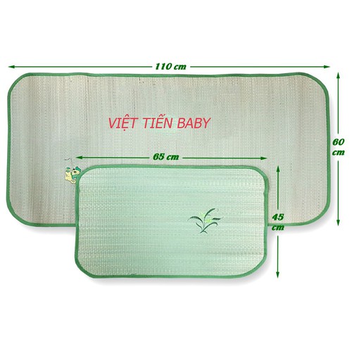 Chiếu cói nằm võng và cũi cho bé kích thước 60x110cm